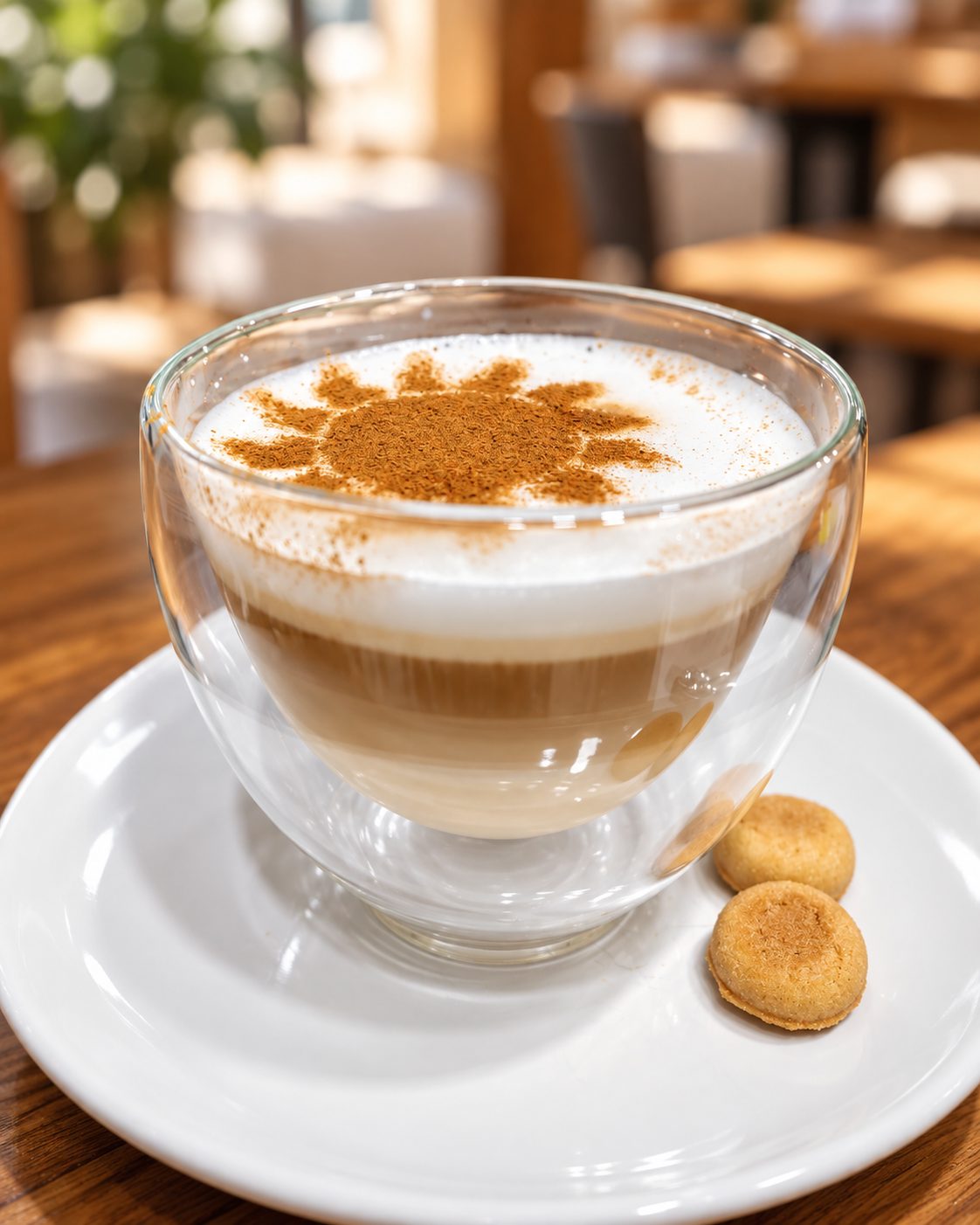 Capuchino con canela de Dulce Vida